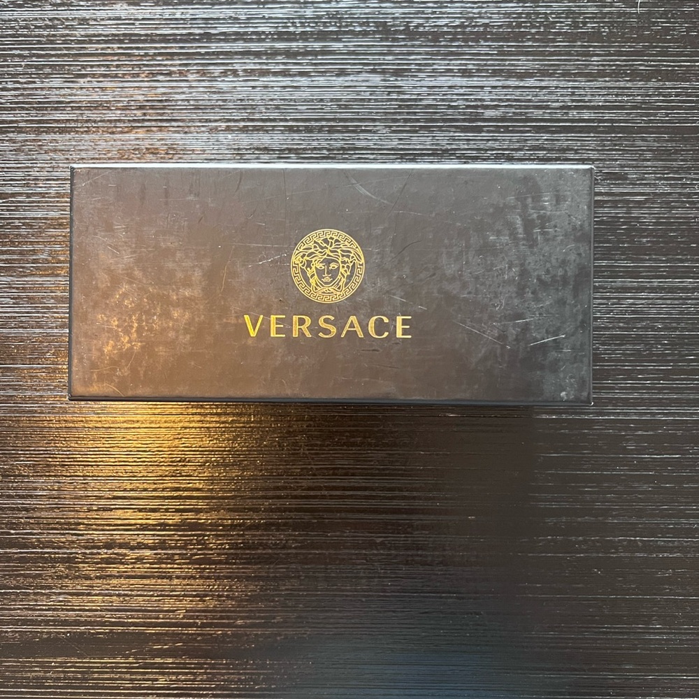 Versace Black and Gold Sunglasses